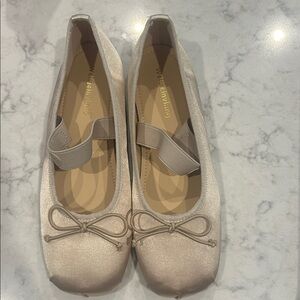 Amazon Cream Ballet Flats with Bow